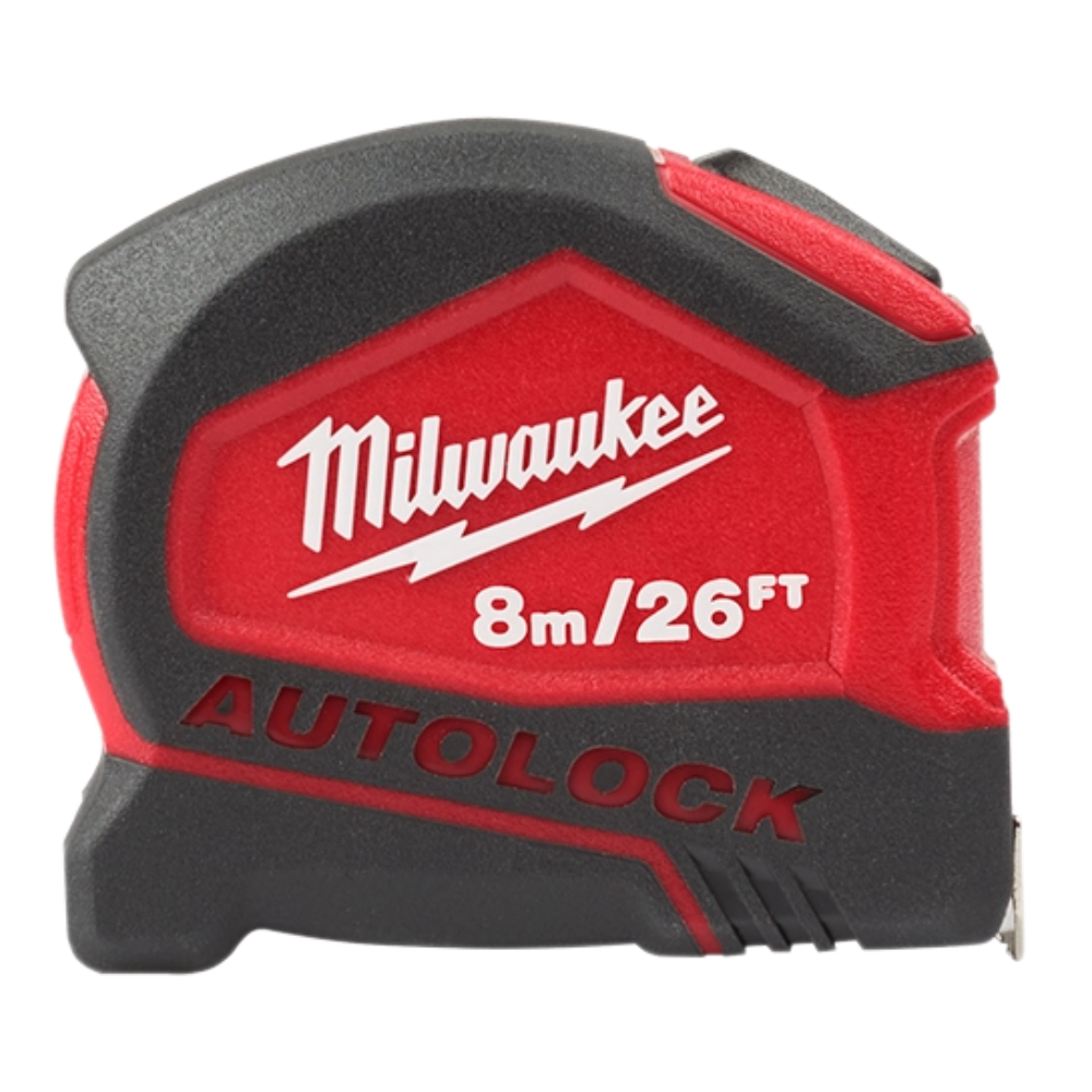 Milwaukee Electric Tool 26ft Compact Auto-Lock Tape Measure from GME Supply